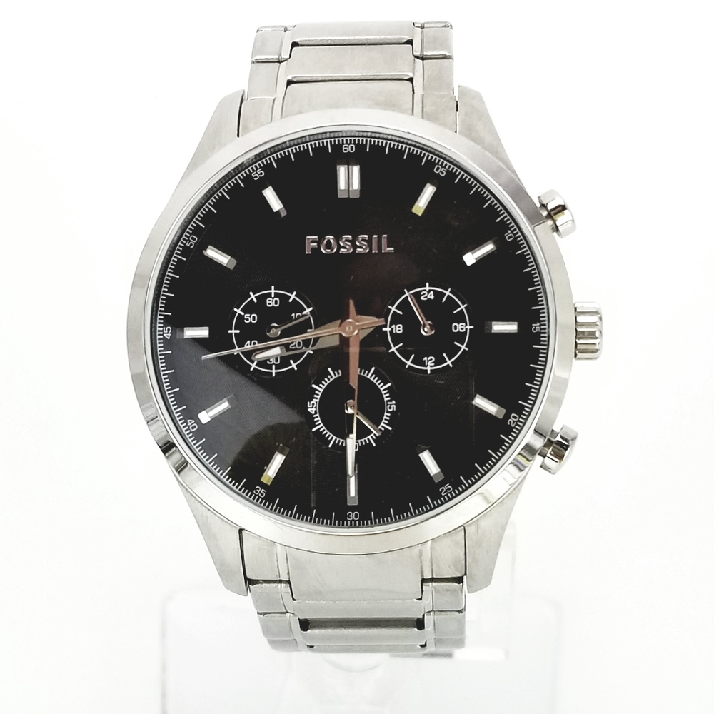 Fossil Mens Chronograph Stainless Steel Wrist Watc